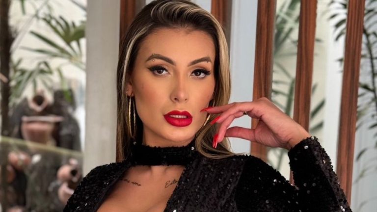 Andressa Urach posing for an OnlyFans photo shoot